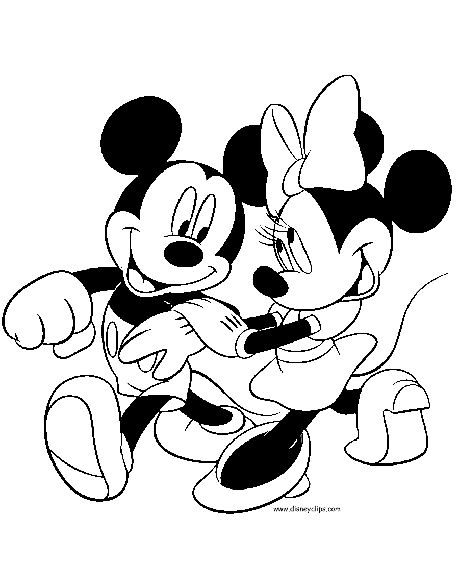 900x1150 Baby Mickey And Pluto Coloring Pages