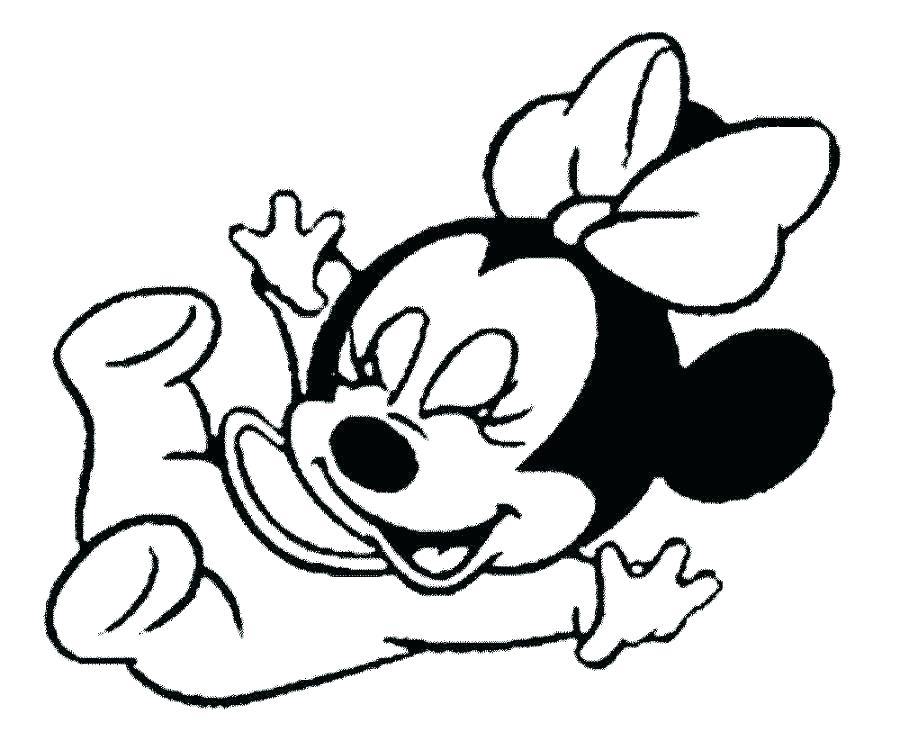 900x750 Baby Mickey Mouse Birthday Coloring Pages