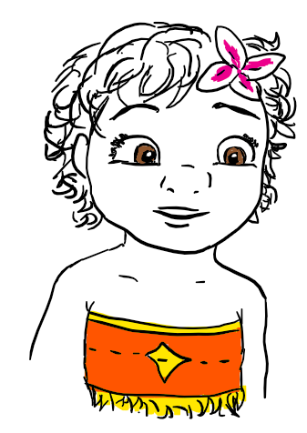 337x476 My Drawing Process For Baby Moana