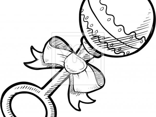 640x480 Drawn Baby Baby Pacifier