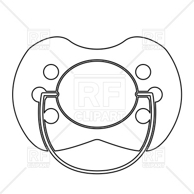 400x400 Baby Pacifier Icon Vector Image Of Signs, Symbols, Maps