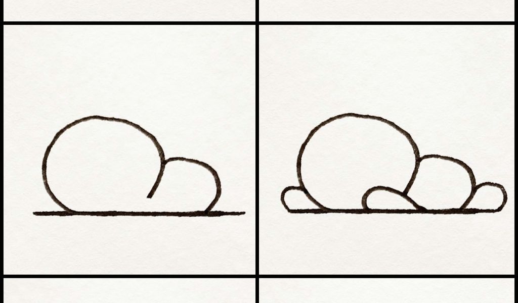 1024x600 Easy Drawings Instructions Learn How To Draw A Cute Baby Panda