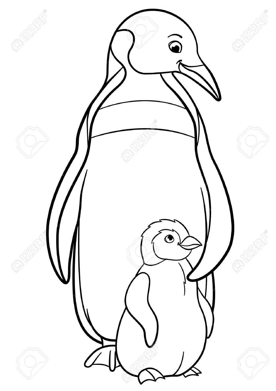 918x1300 Cute Coloring Pages Of Baby Penguins Photo Album