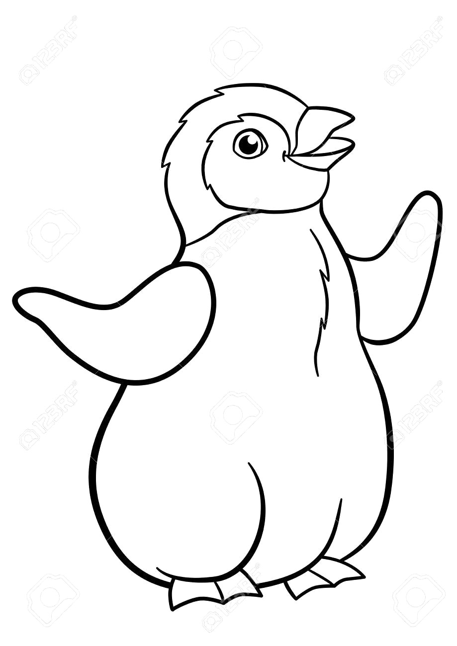 Baby Penguin Drawing | Free download on ClipArtMag