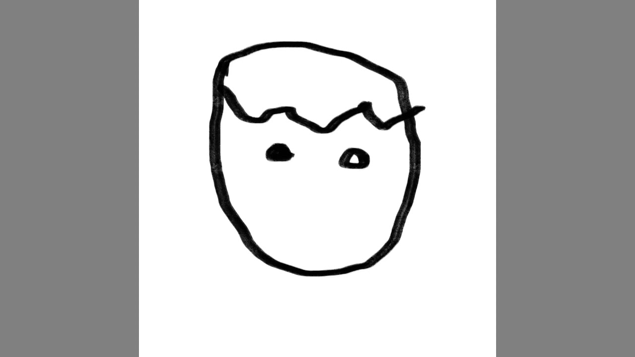 1280x720 Drawing A Baby Penguin In Its Shell