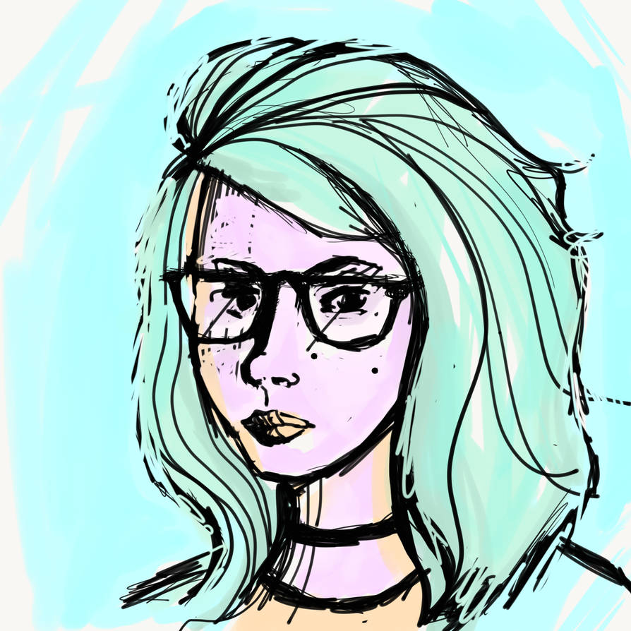 894x894 Self Portrait