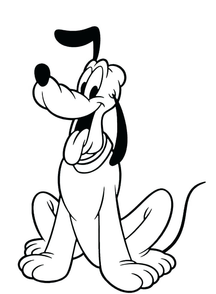 721x981 Baby Goofy Coloring Pages Infant Entertaining Babies Mickey