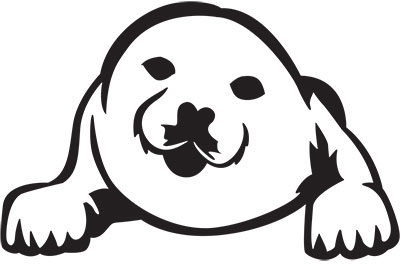 400x266 Baby Seal Inch Cuttable Clip Art