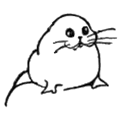 273x250 Baby Seal Sketch