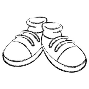 300x300 Shoes Draw Royalty Free Vectors