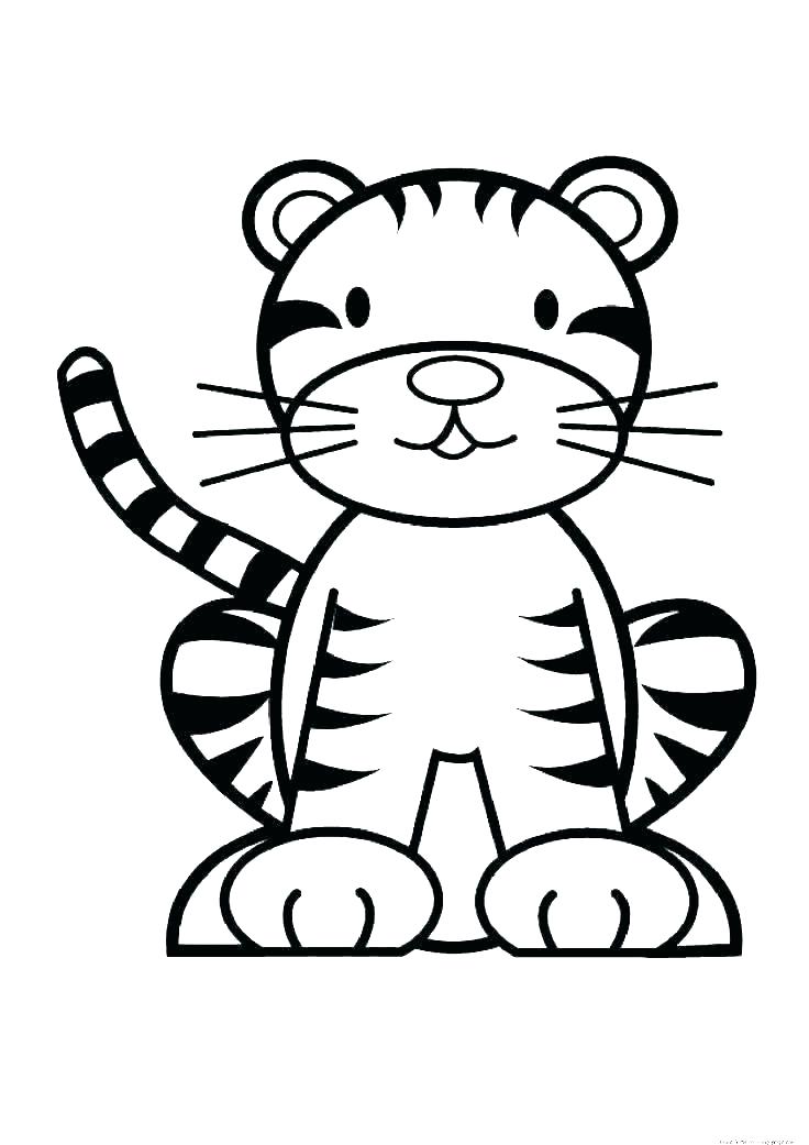 736x1041 How To Draw A Baby Animal How To Draw A Baby Tiger Step Draw