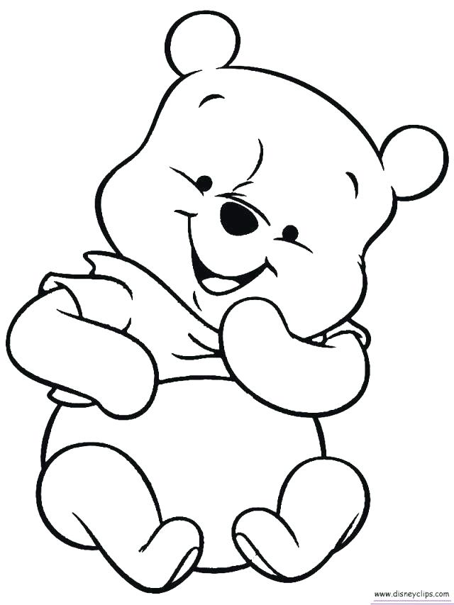 640x853 Winnie The Pooh Color Baby Winnie The Pooh Coloring Pages