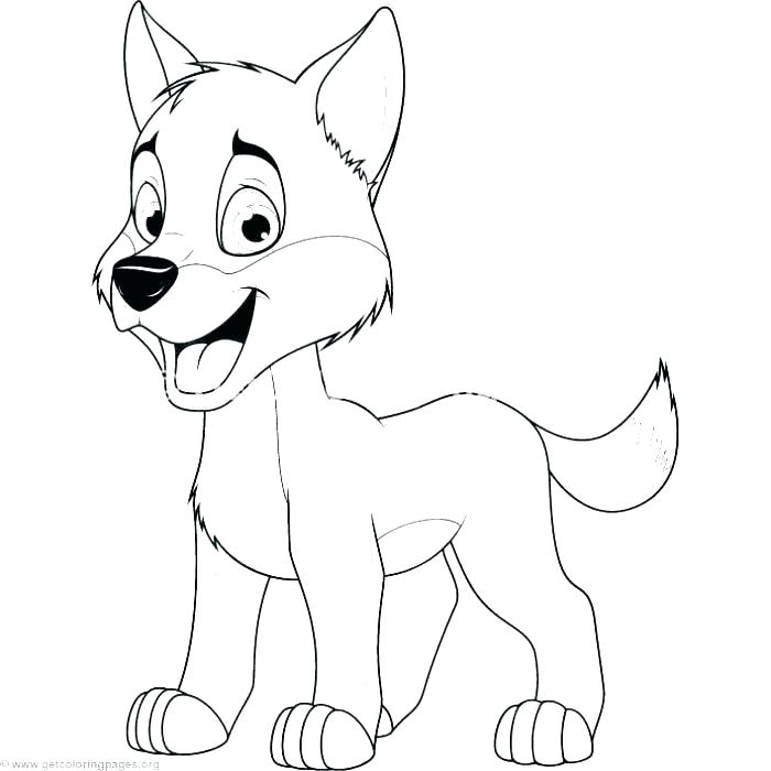 700x700 Wolves Coloring Pages Baby Wolf Of Pictures