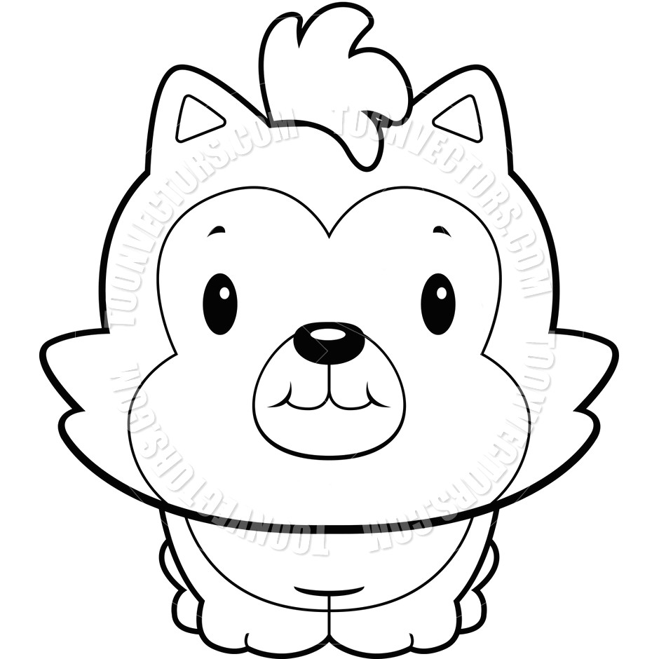 940x940 Baby Wolf Clipart
