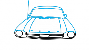 382x215 Collection Of Free Back Drawing Mustang Download On Ui Ex