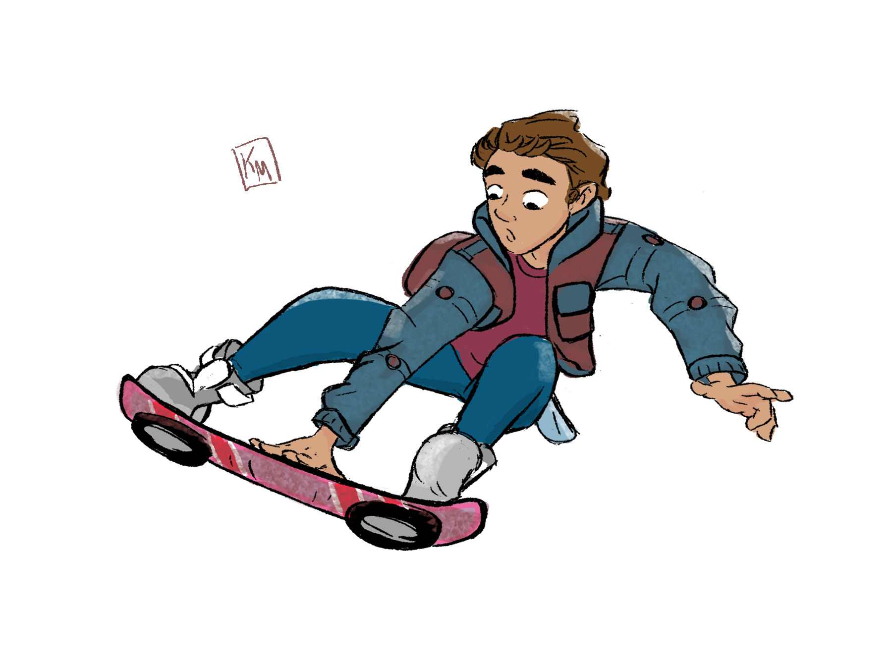 1800x1350 Back To The Future Day Art Of Kelly Marie