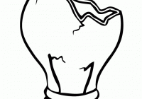 200x140 Ideas Black Lightbulb Drawing On White Background Buy This Stock