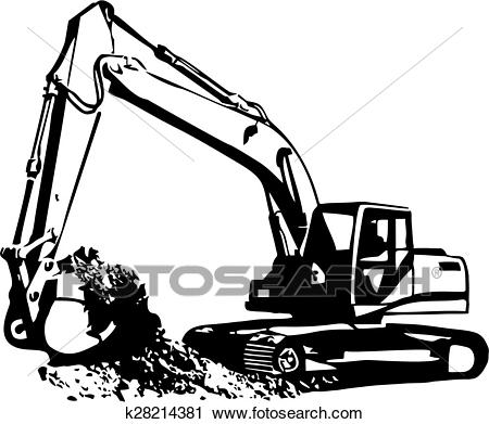 450x391 Backhoe Clipart Cartoon