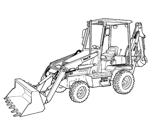 500x391 ingersoll rand bl b series loader backhoe service manual