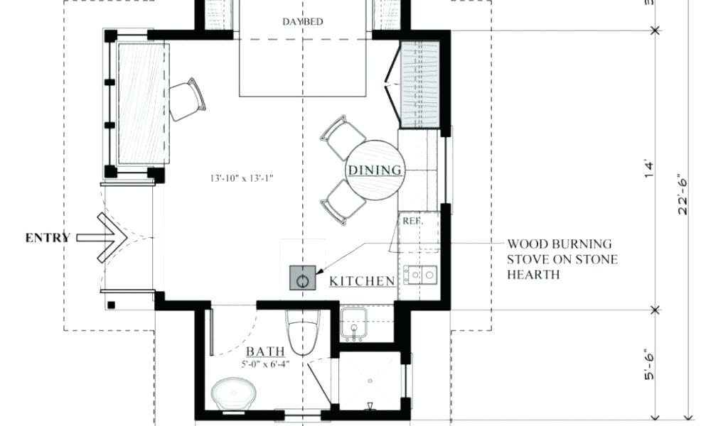 1024x600 Guest House Floor Plans Small Alluring Backyard Throughout