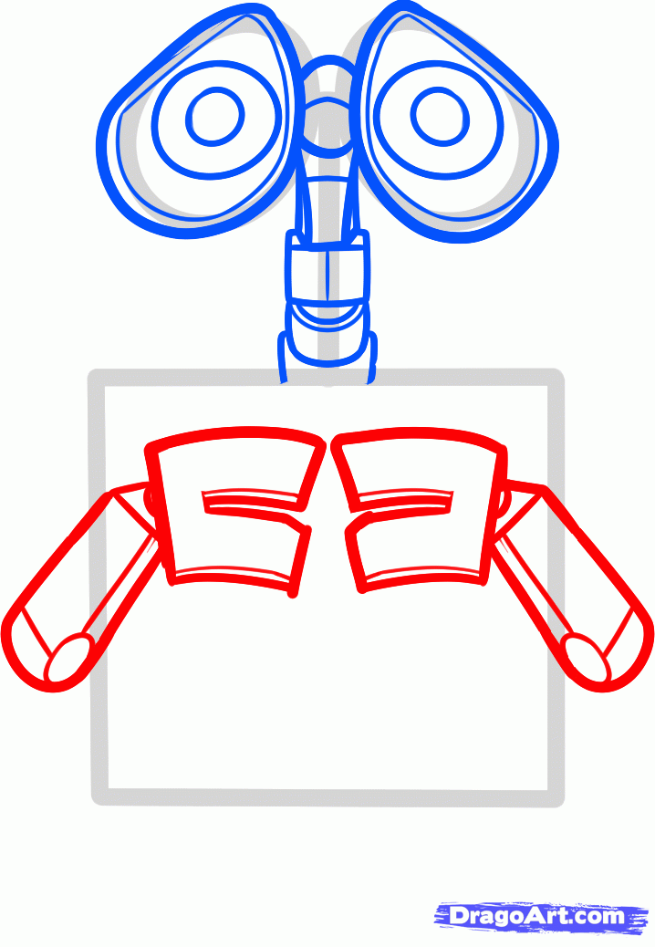 718x1038 How To Draw Wall E Easy, Wall E Step Backyard