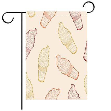 425x425 Custom Personalized Garden Flag Outdoor Flag Sweet