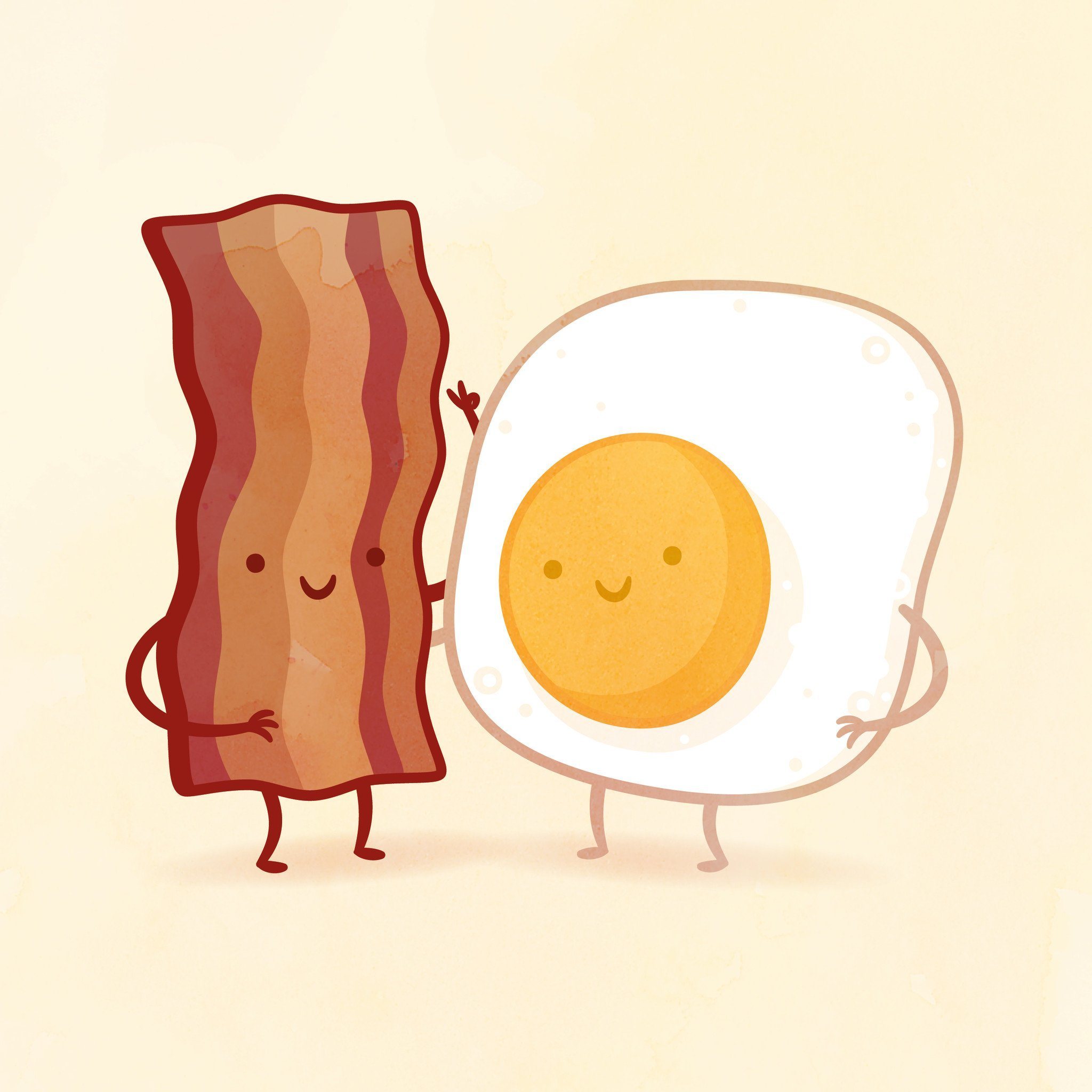 2048x2048 Bacon And Egg Print