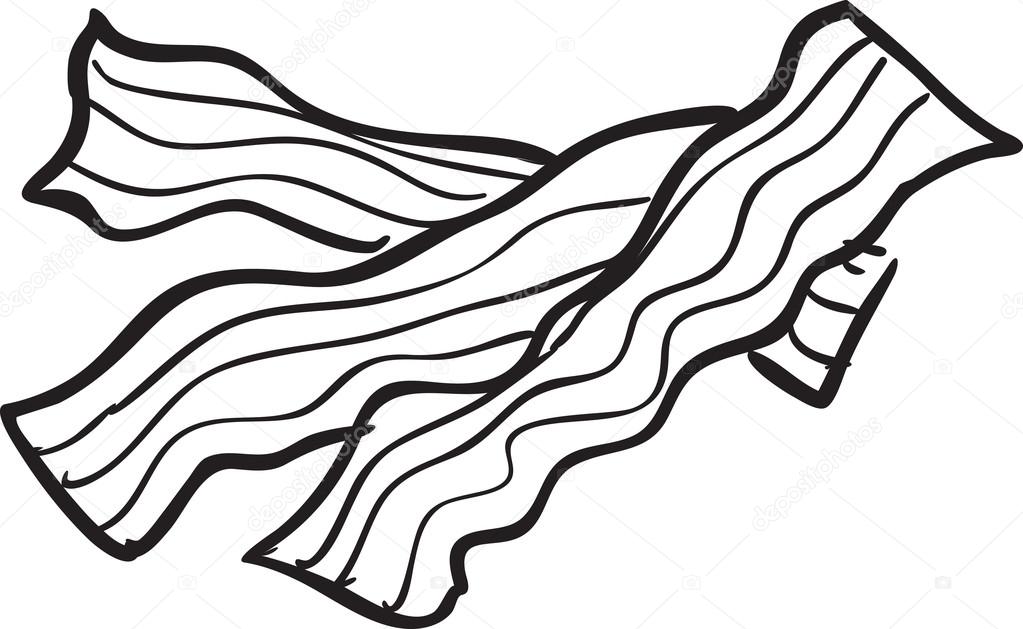 1023x629 Bacon Drawing For Free Download
