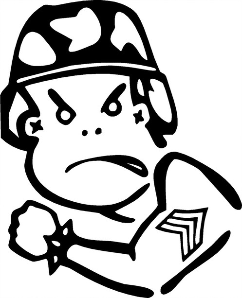 497x613 Bad Boy Army Decal Item