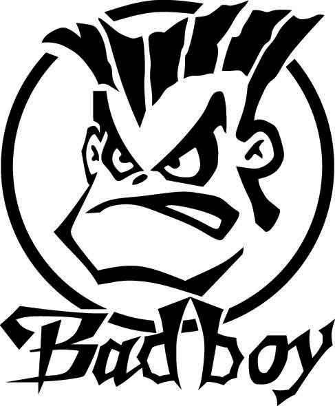 487x590 Bad Boy Decal