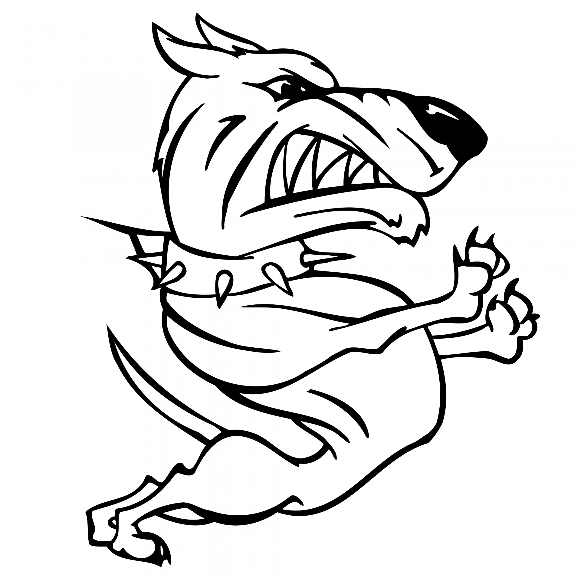 1920x1920 Mascot, Dog, Cartoon, British, Face