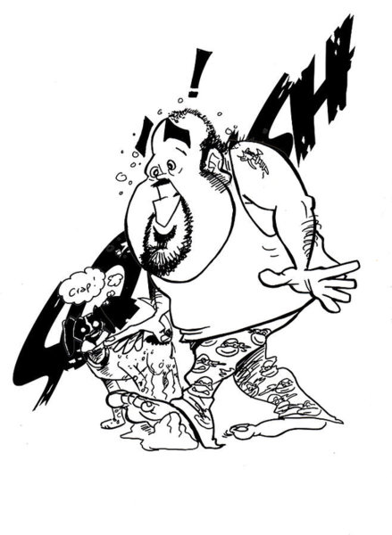 439x600 Bad Dog Drawings Fine Art America