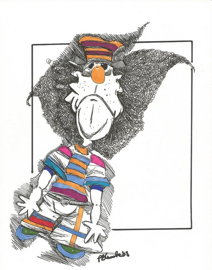 706x900 Bad Hair Day Drawing