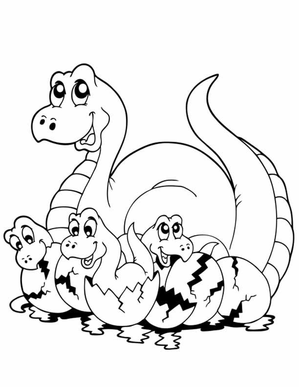 612x792 Dinosaur Coloring Pages