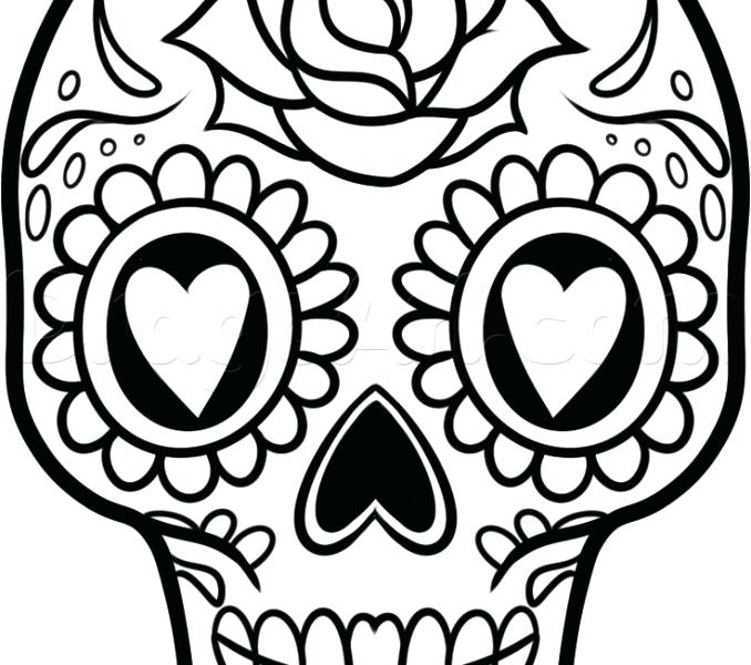 678x600 Drawing Ideas Skull