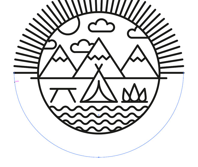 660x557 How To Create A Line Art Badge Logo In Adobe Illustrator