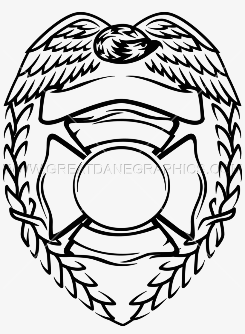 820x1119 Fireman Drawing Badge Huge Freebie Download