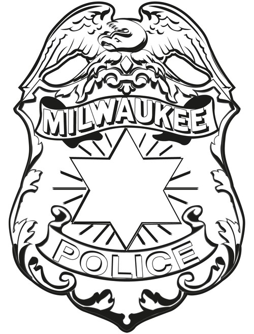 500x656 Police Badge Drawing