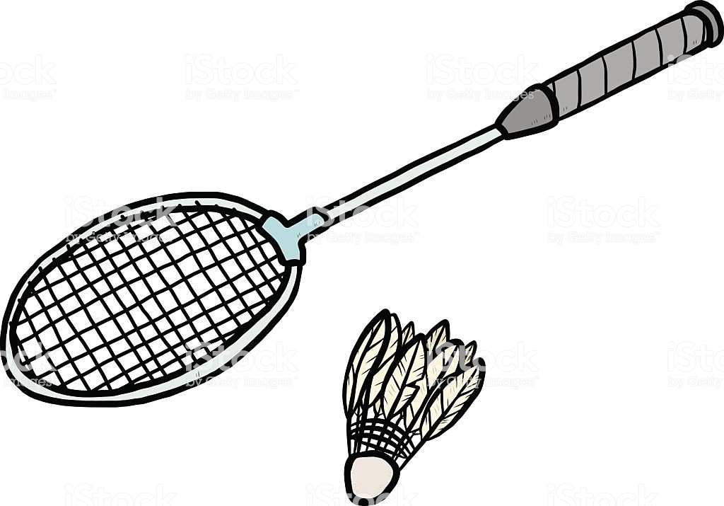 1024x715 Badminton Clipart Cork