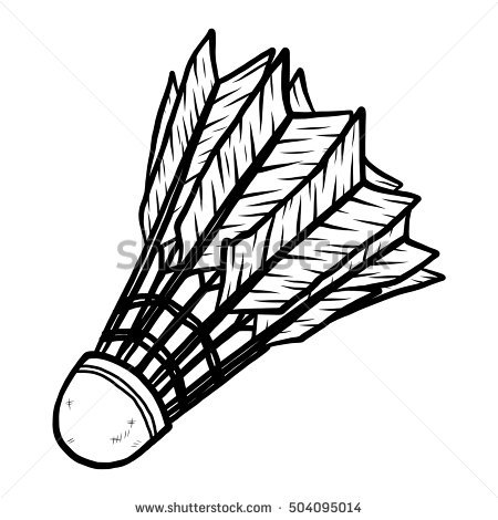 450x470 Badminton Cartoon Clipart
