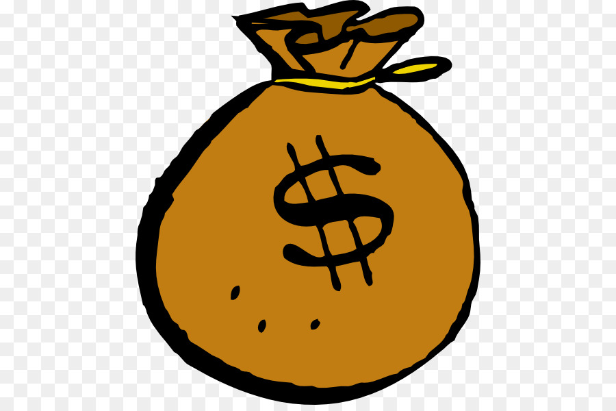 900x600 Drawing, Money, Bag, Transparent Png Image Clipart Free Download
