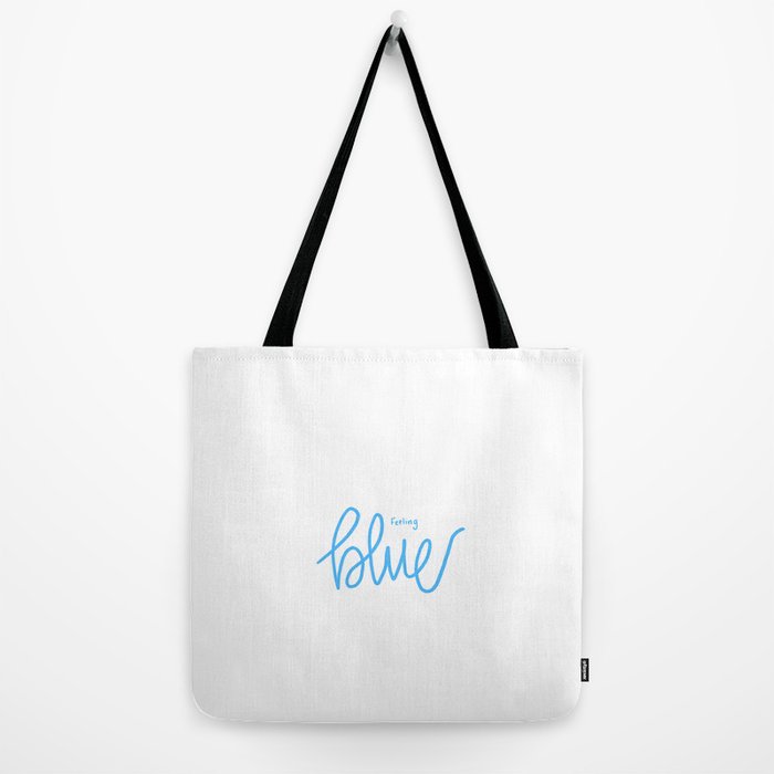 700x700 Feeling Blue Dwsign Drawing Tote Bag