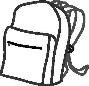 299x288 Backpack Coloring Book Bag Drawing Clip Art Backpack