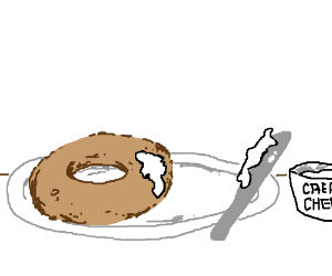300x250 Bagel And Cream Cheese