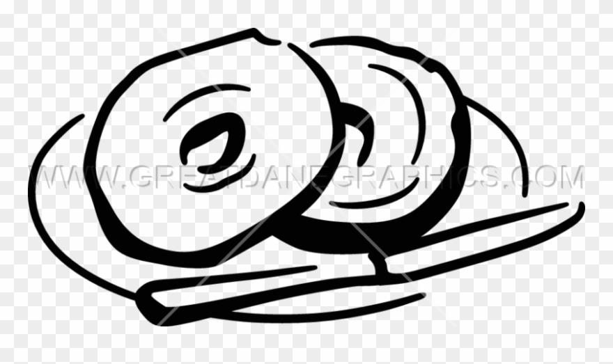 880x523 Png Library Library Bagel Drawing Black And White