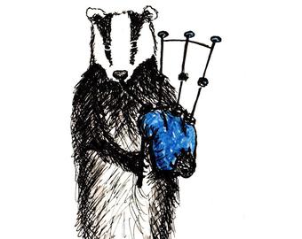 340x270 Bagpipes Drawing Etsy