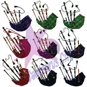 300x300 cc scottish great highland bagpipe silver mount rosewood various