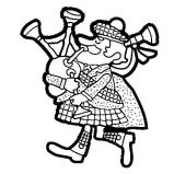 159x159 How To Draw Bagpipes Coloring