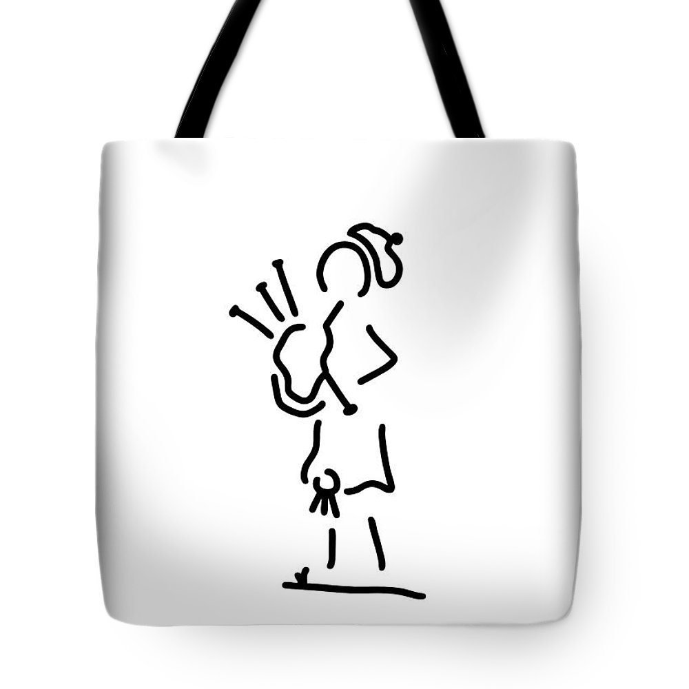 1000x1000 Bulkheads Scotland Kilt Bagpipes Tote Bag For Sale