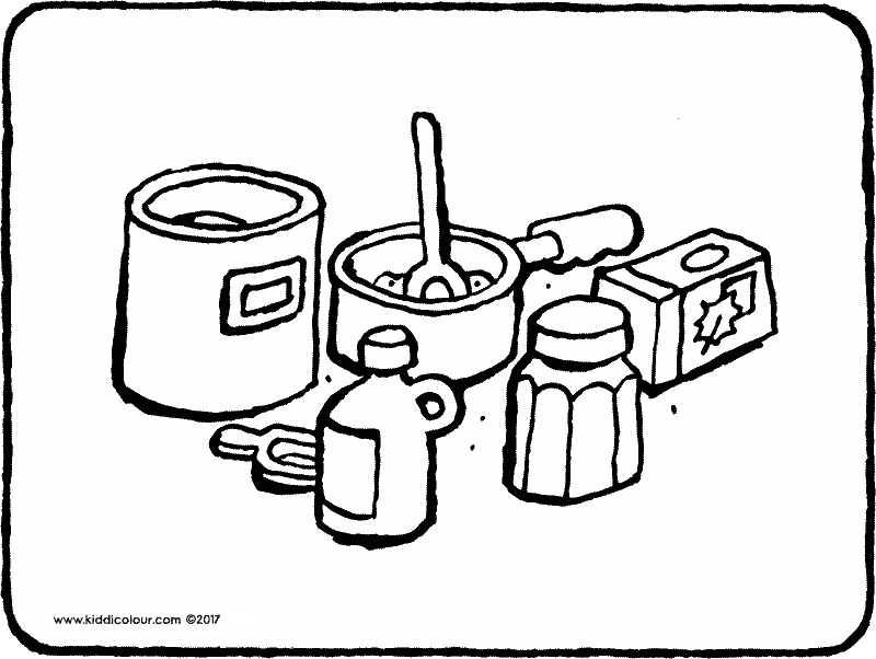 800x602 Bakery Colouring Pages